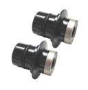 Hope Pro 2/4/EVO 9mm Front Hub Converter Black