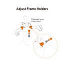 Ibera IB-ST9 Adjustable Bicycle Hanger Stand