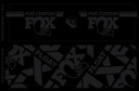 Fox Custom Fork and Shock Decal Kit 2021 Stealth Black