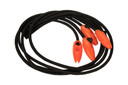 JetBlack JetRack Bungee Pack (4pc) Black/Orange