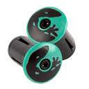 Lizard Skins Celeste Green Handlebar Plugs