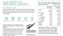 Pure Fluid Energy Gel 50g Lemon Lime Caffeine
