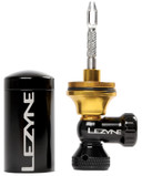 Lezyne Tubeless CO2 Blaster with 2x20g Cylinders Black/Gold