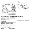 K-Edge RACE Mount for Garmin - 31.8mm