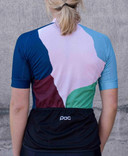 POC Essential Road Print Womens Jersey Multicolour Splash 2022