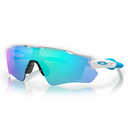 Oakley Radar EV Path Team Colours Prizm Sapphire Iridium Lens Road Sunglasses Polished White