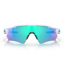 Oakley Radar EV Path Team Colours Prizm Sapphire Iridium Lens Road Sunglasses Polished White