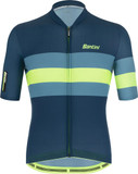 Santini SMS Sleek Bengal SS Jersey Fluro Green