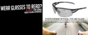 BZ Optics Pho Photochromic Bifocal +2.50 Glasses Black