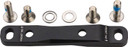 SRAM Flat Mount 0F/20F 140mm and 160mm Front Disc Brake Adaptor Black