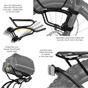 Topeak TetraRack M1 Quick-Mount MTB Front Pannier Rack Black
