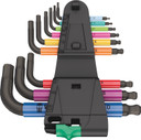 Wera 950/9 Hex-Plus 2 L-Key Set Metric BlackLaser Multicolour (Short)