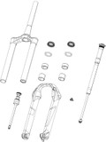 RockShox Lyrik RCT3 SoloAir A1 AM Fork Service Kit