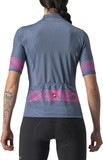 Castelli Fenice SS Jersey Light Steel Blue/Pink Fluo 2022