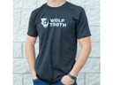 Wolf Tooth MenOs Strata Logo T-Shirt Charcoal Large