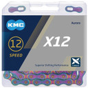 KMC X12 12 Speed 126L Aurora Chain 1/2x11/128"