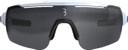 BBB Commander Sports Glasses White Frame Smoke Silver Lens