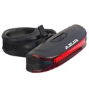 Azur USB Mars 400/65 Rechargeable Front and Rear Light Set Black