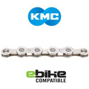 KMC e12 12 Speed 126L Silver eBike Chain 1/2x11/128"