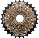 Shimano MF-TZ500 6sp 14-28T Multi Freewheel Black/Gold