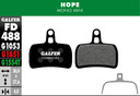 Galfer Bike FD488 Hope Mono Mini Standard Disc Brake Pads