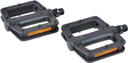 Rex Plastic 9/16" One-Piece MTB Pedals w/ Moulded Pins Black