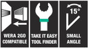 Wera 6003 Joker 11 Piece Metric Combination Wrench Set
