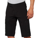 100% Ridecamp MTB Shorts w/Liner Black 2022