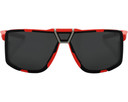 100% Eastcraft Sunglasses Soft Tact Red (Black Mirror Lens)