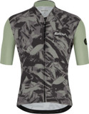 Santini Gravel Race Jersey Grey Camo/Green 2022