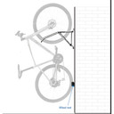 Ibera Roll On Vertical Bike Hanger 20-29" (up to 2.5 " tyres)