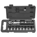 Super B 1/4"Drive 4-24nm Torque Wrench with Bit Sockets