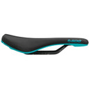 SDG Bel-Air V3 Lux Alloy Rail Black/Turquoise Saddle 140mm