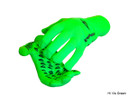 DeFeet Duraglove ET Gloves Hi Viz Green w/Black Grippies Large