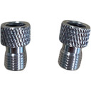 BPW Alloy Presta-Schrader (FV-AV) Valve Adaptors (2x) 20mm