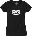 100% Essential Womens T-Shirt Black