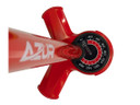 Azur Sirocco Dual Head Floor Pump - Red
