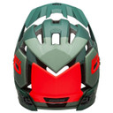 Bell Super Air R MIPS Full Face Helmet Matte/Gloss Green/Infrared