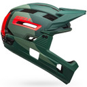 Bell Super Air R MIPS Full Face Helmet Matte/Gloss Green/Infrared