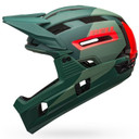 Bell Super Air R MIPS Full Face Helmet Matte/Gloss Green/Infrared