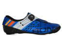 Bont Helix Road Shoe - Metallic Blue/White