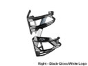 Elite Prism Bottle Cage Black Gloss/White Logo Right