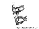 Elite Prism Carbon Bottlecage Black Gloss/White Logo Right