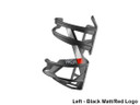 Elite Prism Carbon Bottlecage Black Gloss/White Logo Right