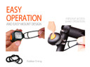 Magicshine MJ-6015 O-rings Handlebar Mount (Single) 