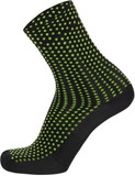 Santini Sfera Medium Profile Socks - Green