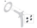 Shimano XTR M9000/M9020 Chainring Bolts and Covers