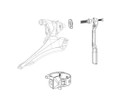 SRAM Force AXS Wide Front Derailleur Spare Parts Kit