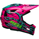 Bell Sanction 2 DLX MIPS Full Face Helmet Bonehead Pink/Turquoise