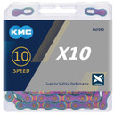 KMC X10 10 Speed Aurora Chain 116 Links